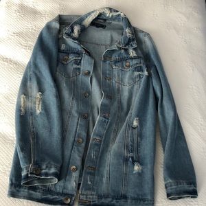 Distressed Denim Jacket